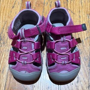 Keen Pink and Gray Sneakers Durable Rubber Sole